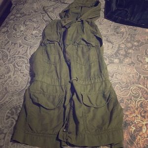 Small army green vest.